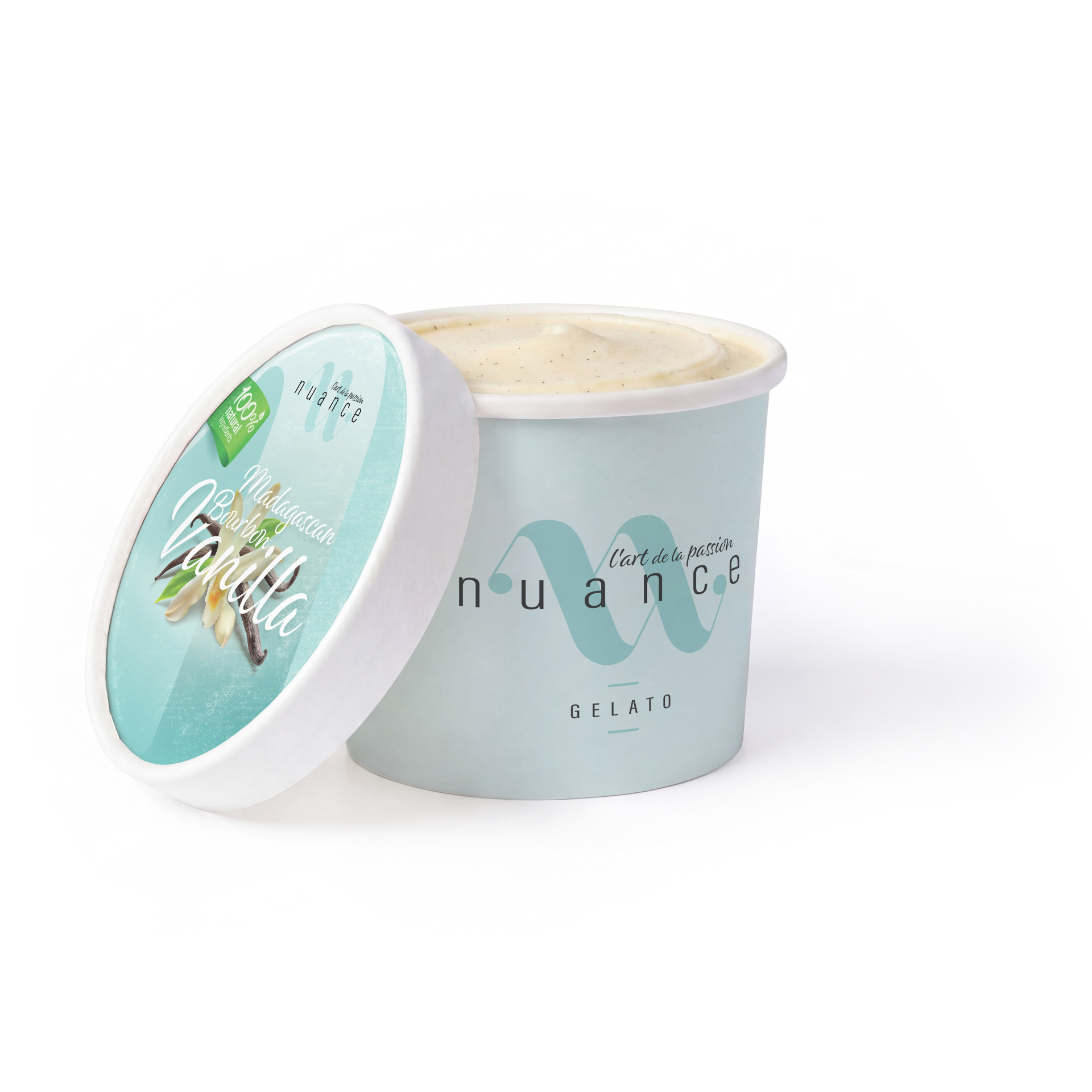Madagascar Bourbon Vanilla gelato