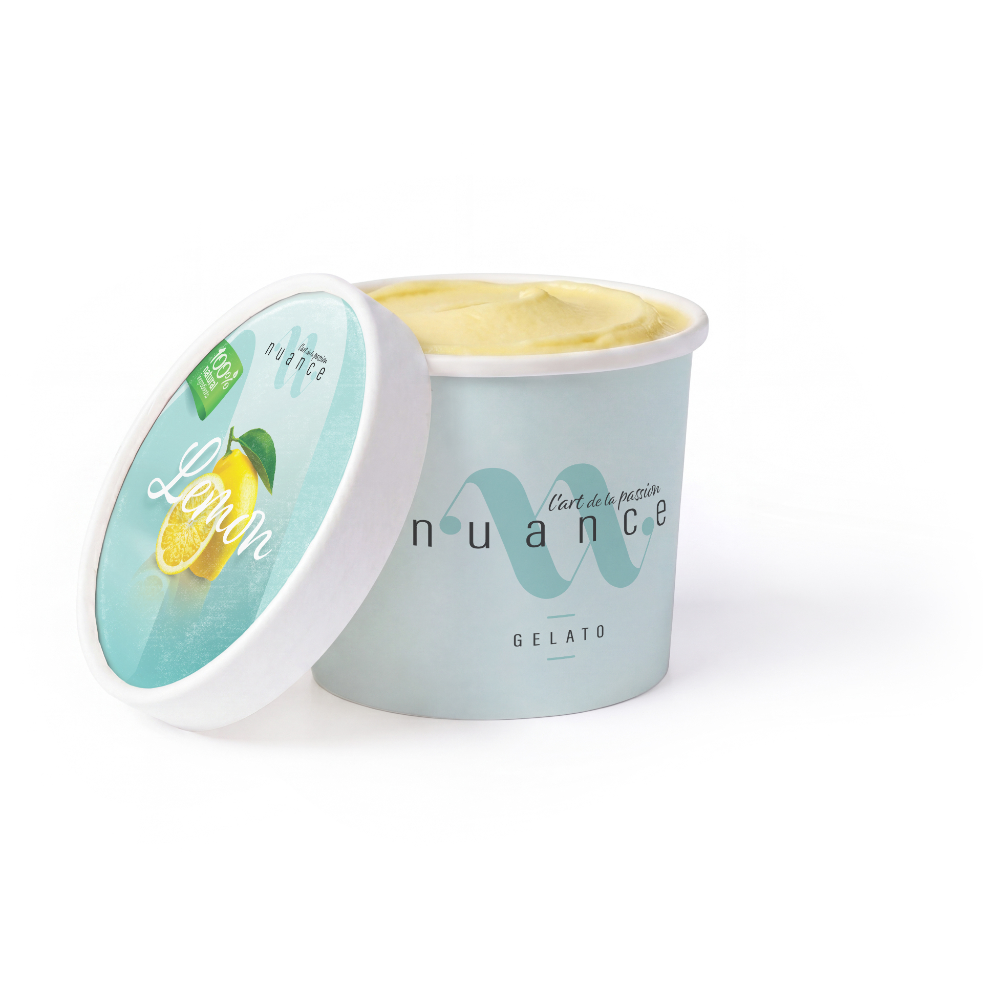 Lemon gelato