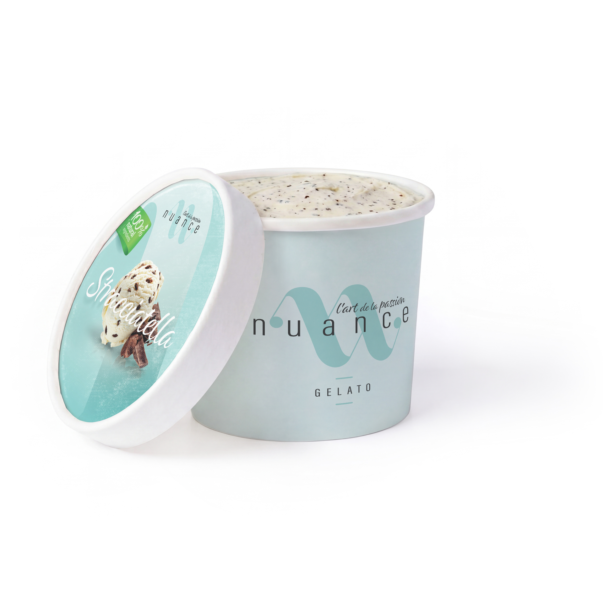 Stracciatella gelato