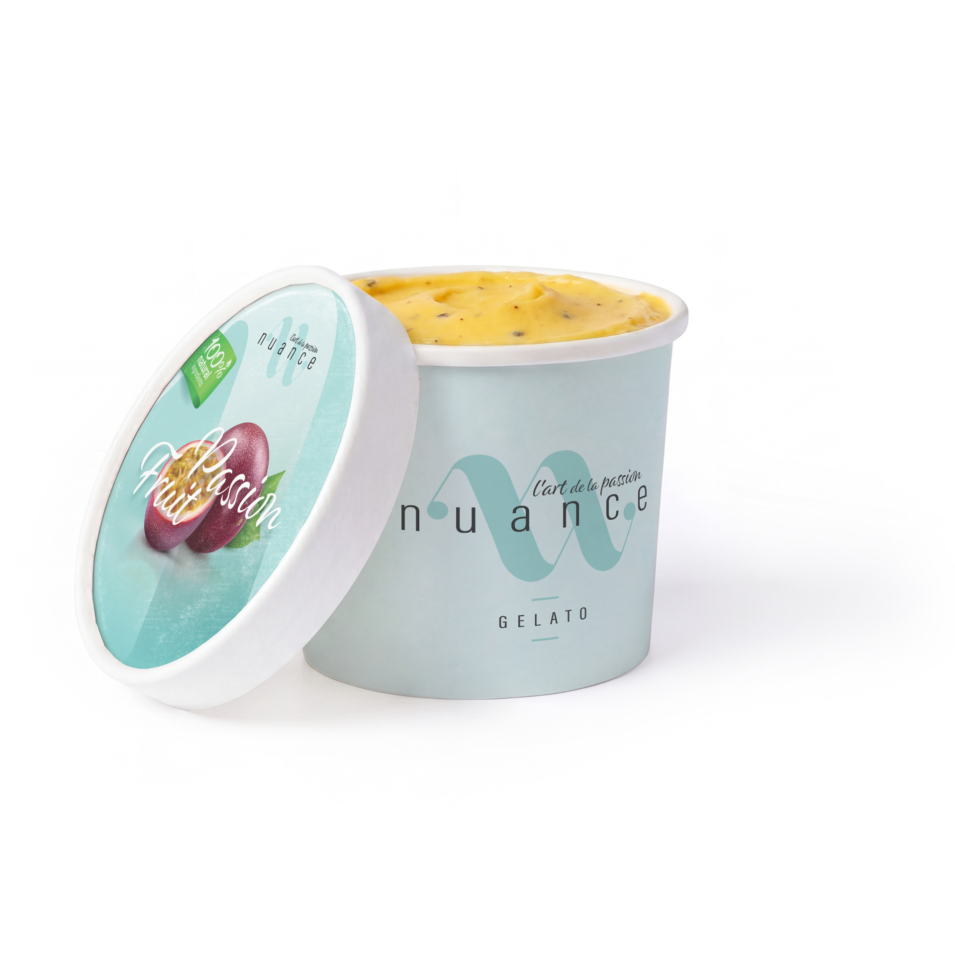 Passionfruit gelato